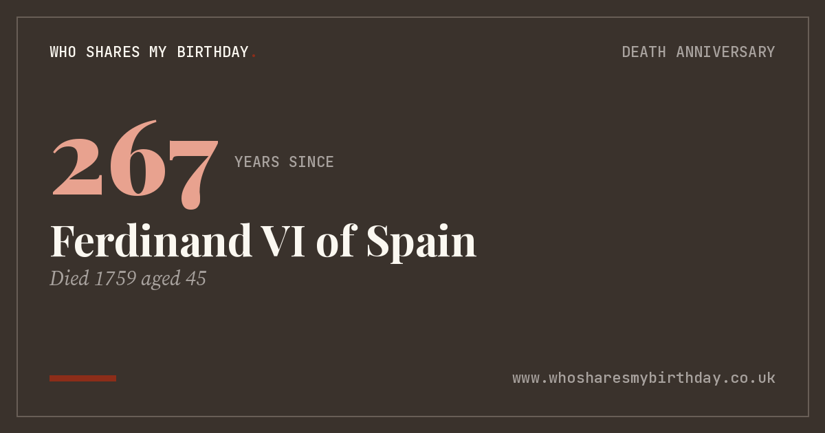 Ferdinand VI of Spain
