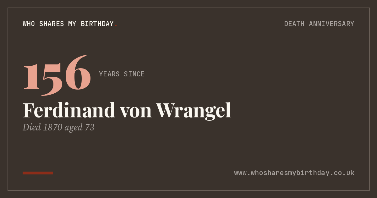 Ferdinand von Wrangel