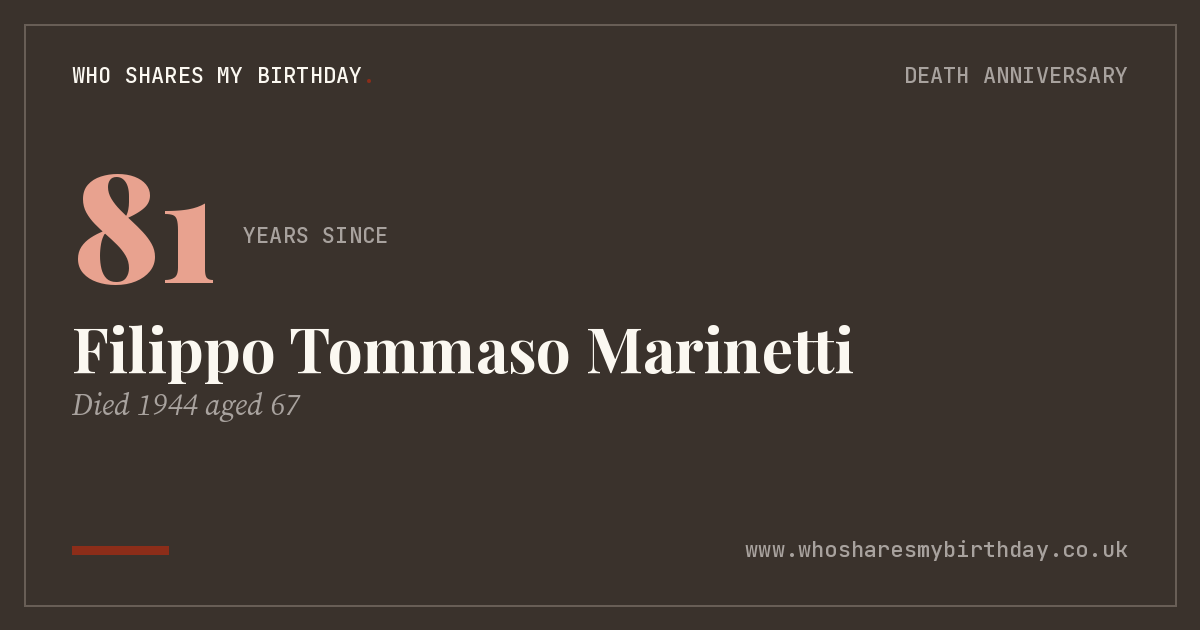 Filippo Tommaso Marinetti