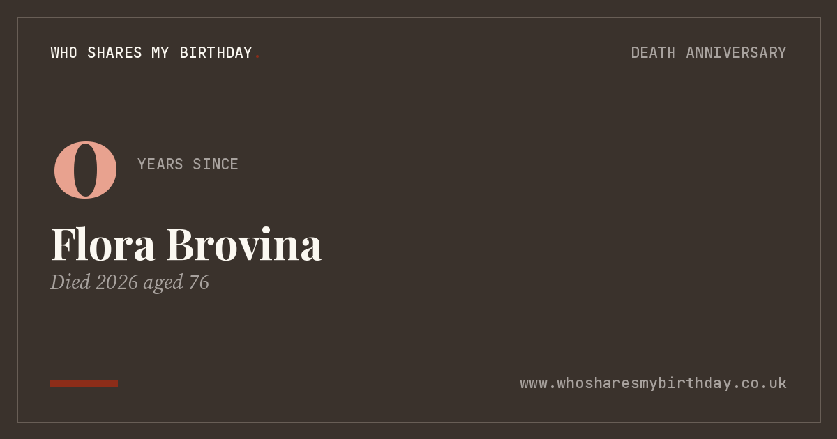 Flora Brovina