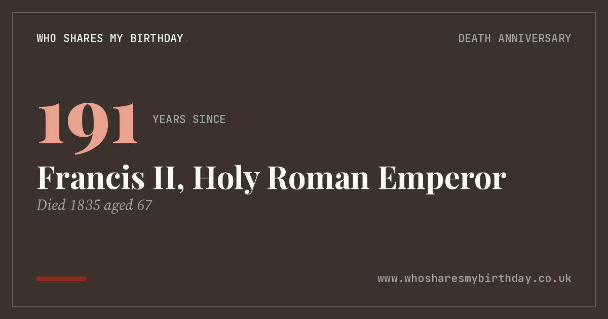 Francis II, Holy Roman Emperor