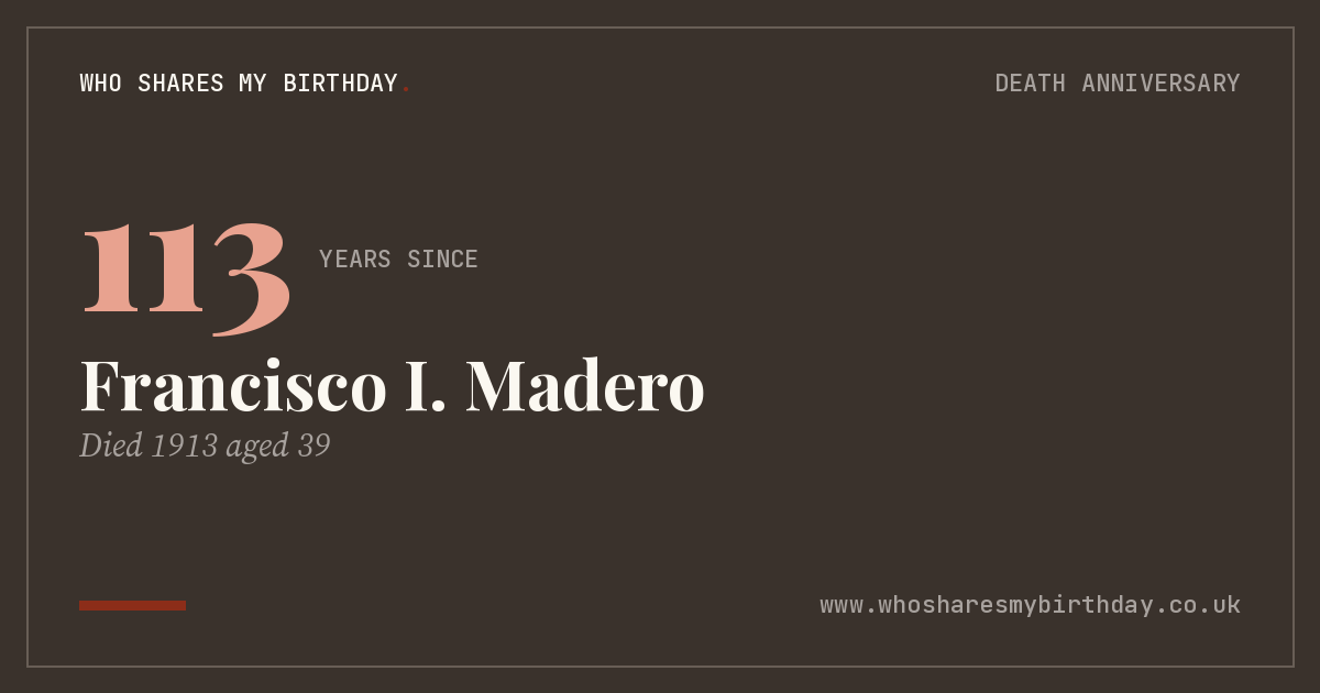 Francisco I. Madero