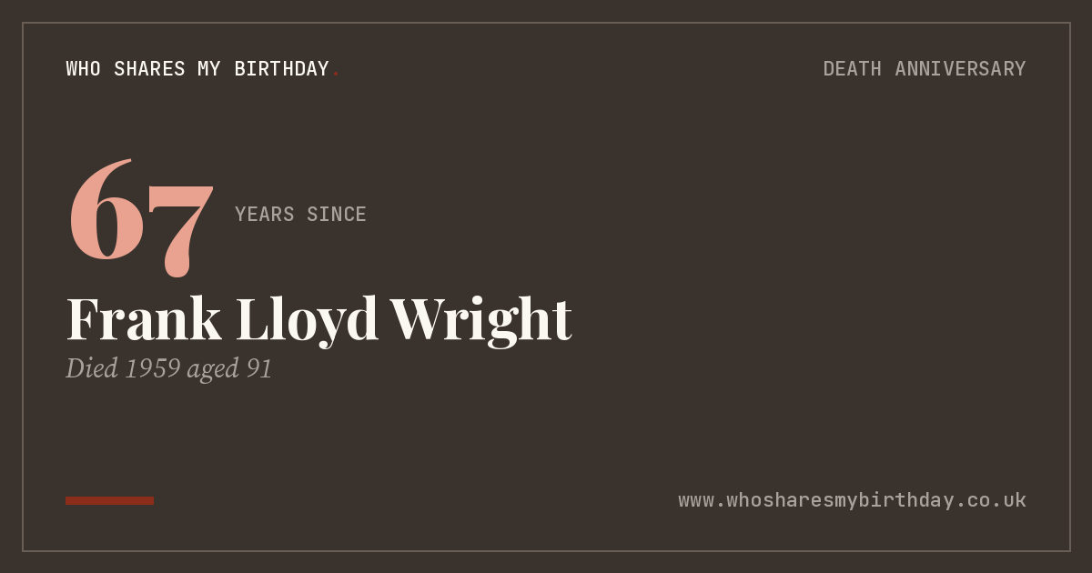 Frank Lloyd Wright