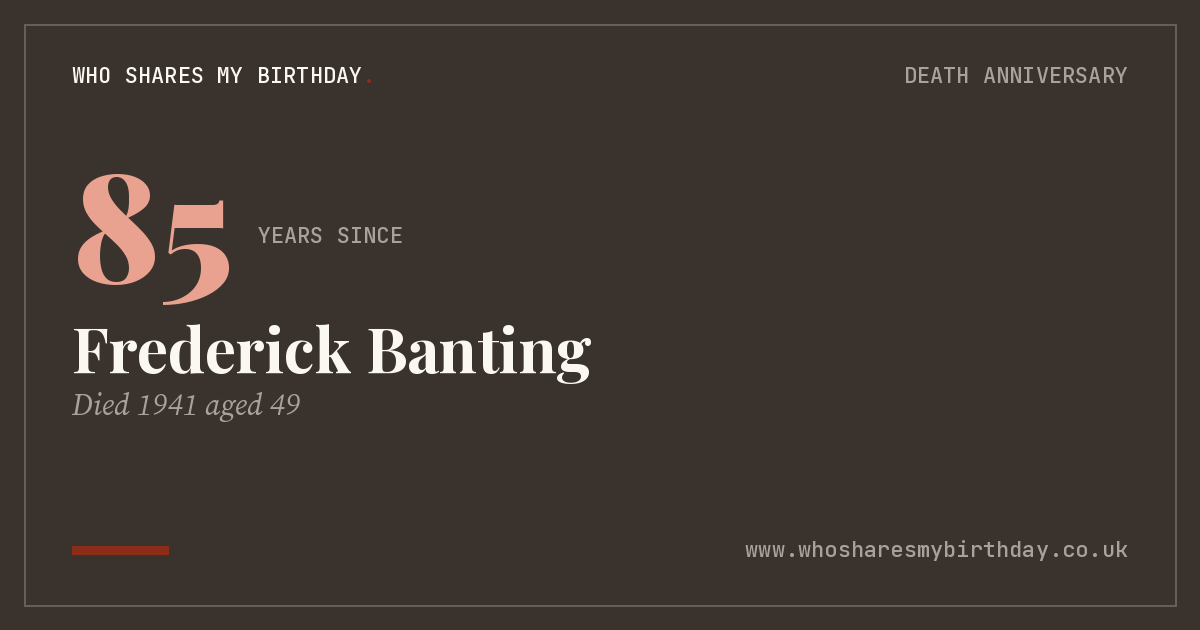 Frederick Banting