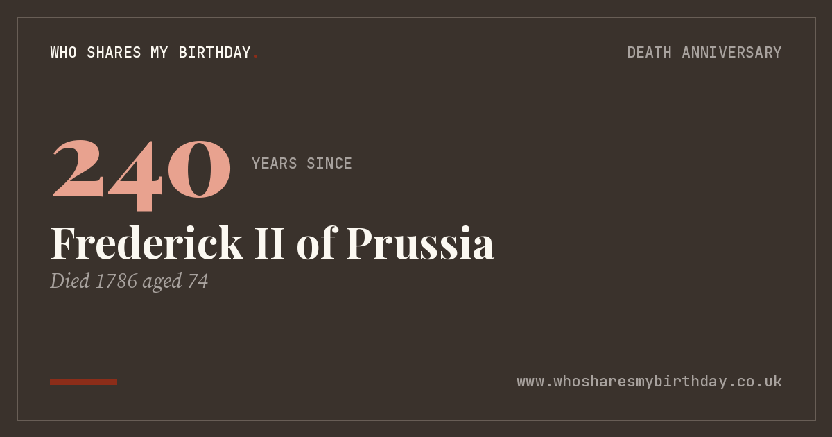 Frederick II of Prussia