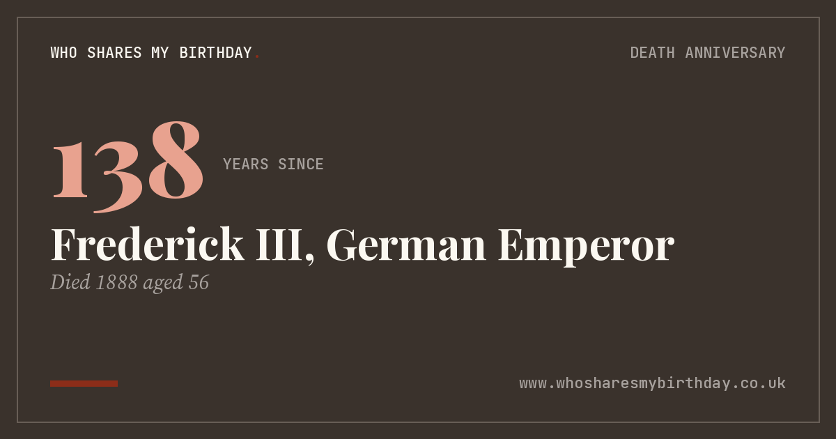 Frederick III, German Emperor