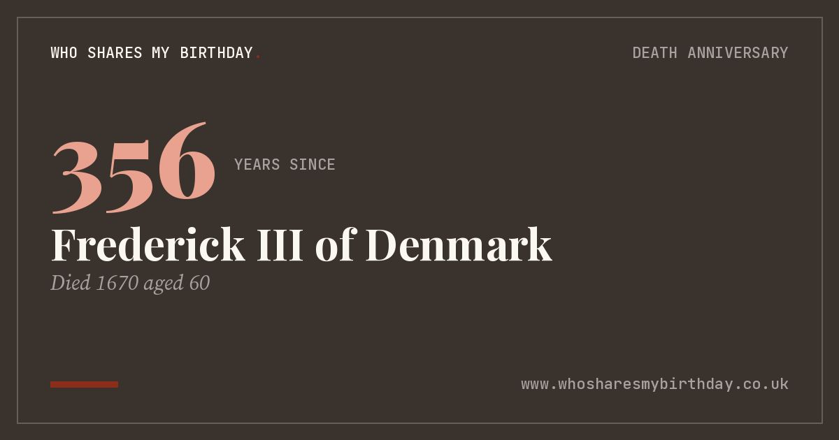 Frederick III of Denmark