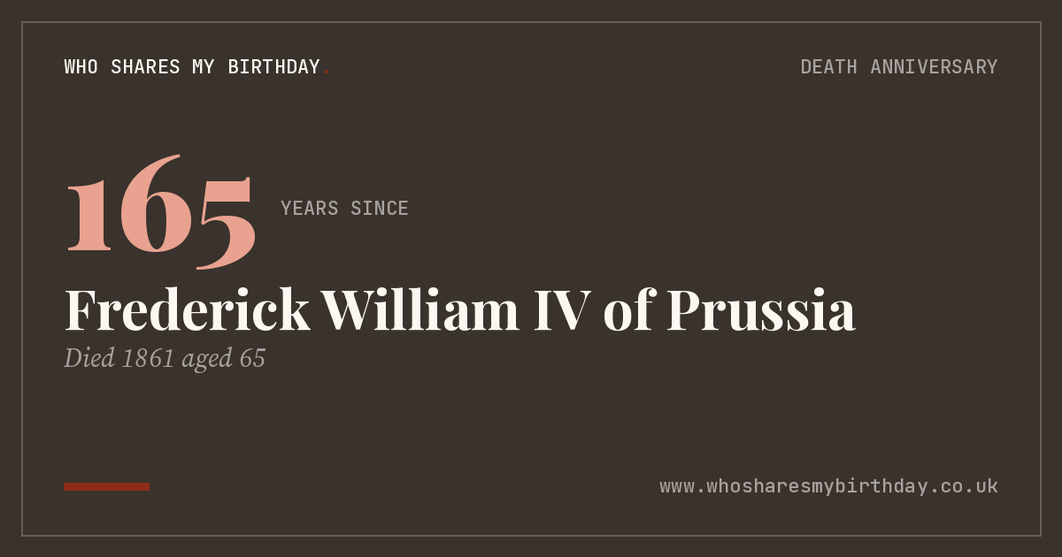 Frederick William IV of Prussia