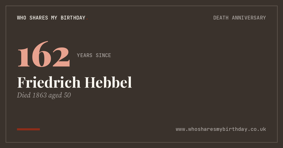 Friedrich Hebbel
