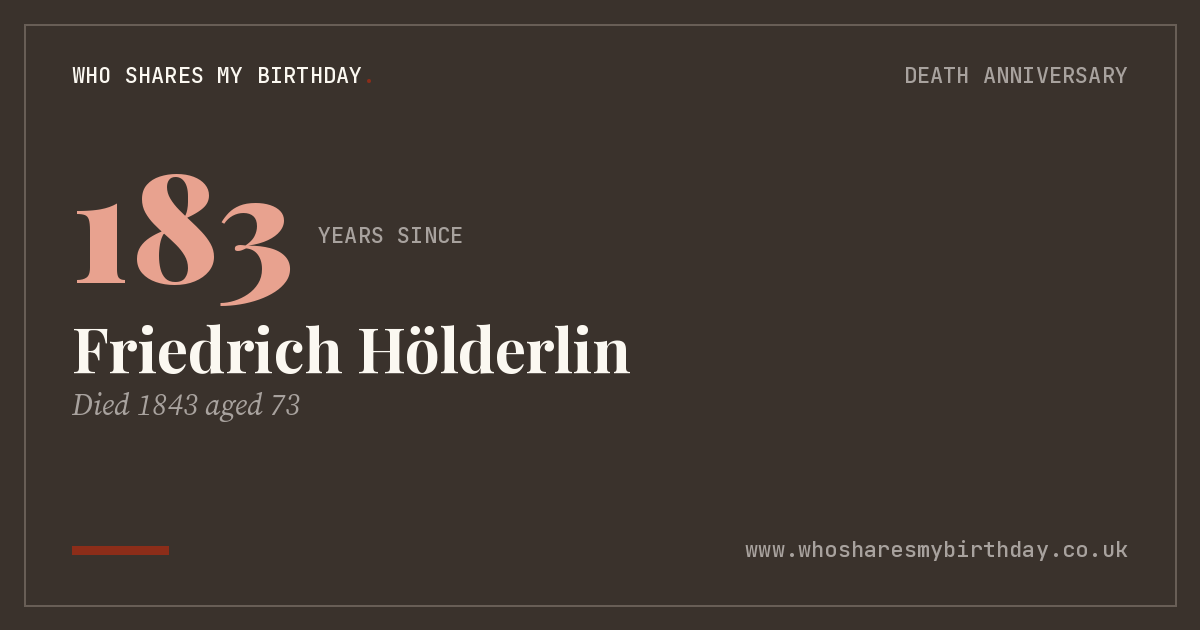 Friedrich Hölderlin