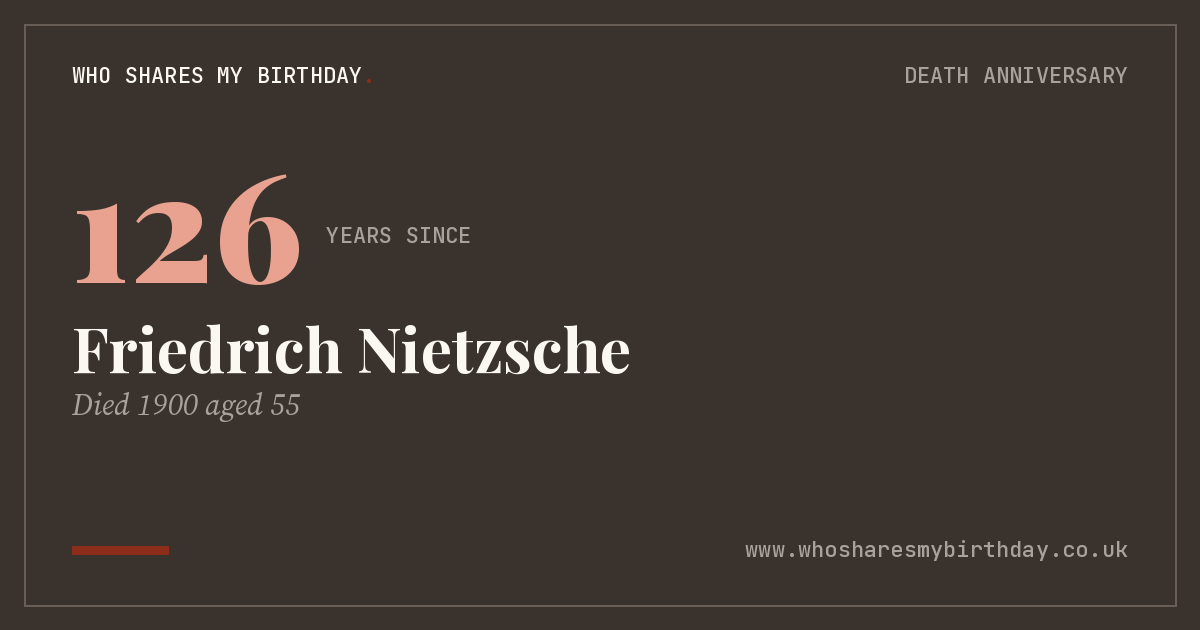 Friedrich Nietzsche