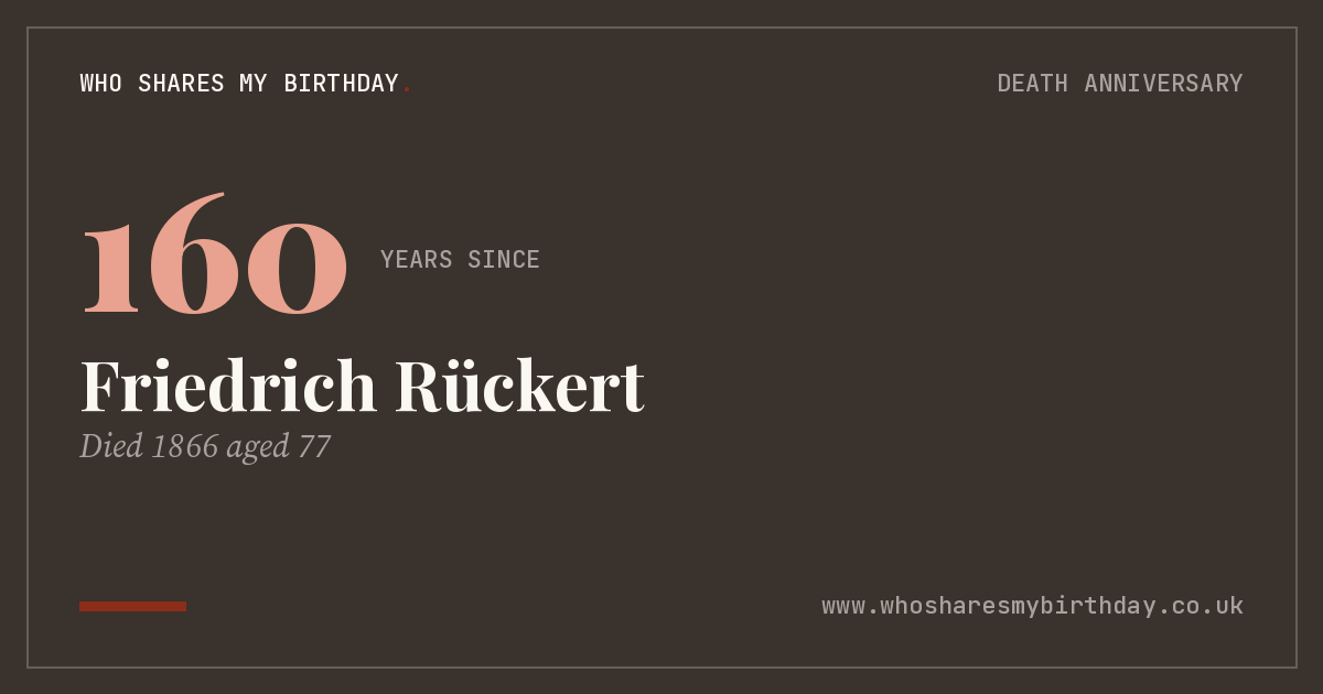 Friedrich Rückert