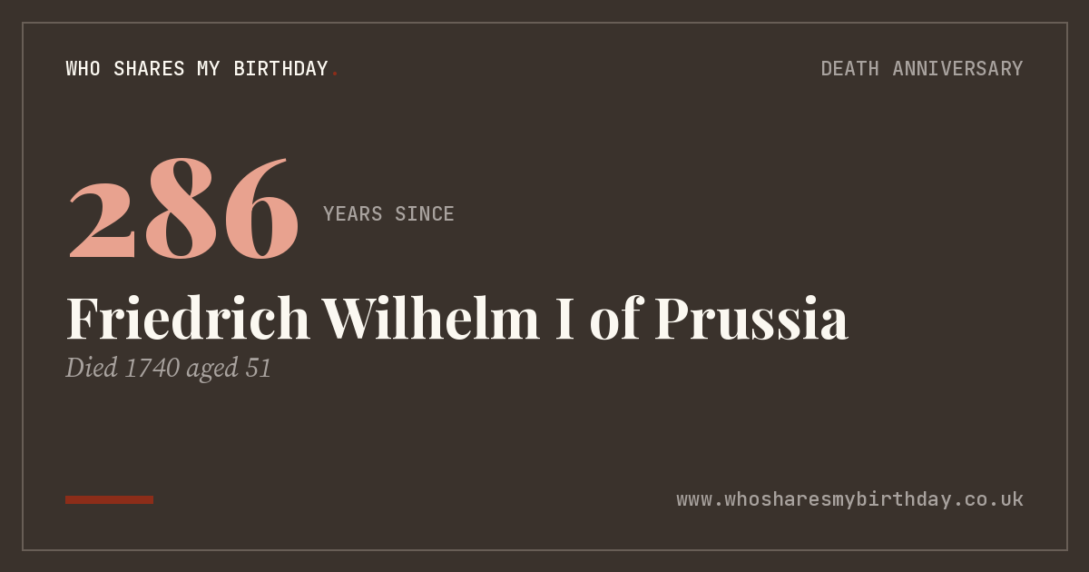 Friedrich Wilhelm I of Prussia