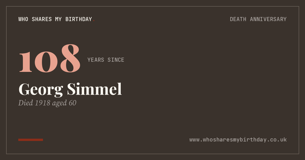 Georg Simmel