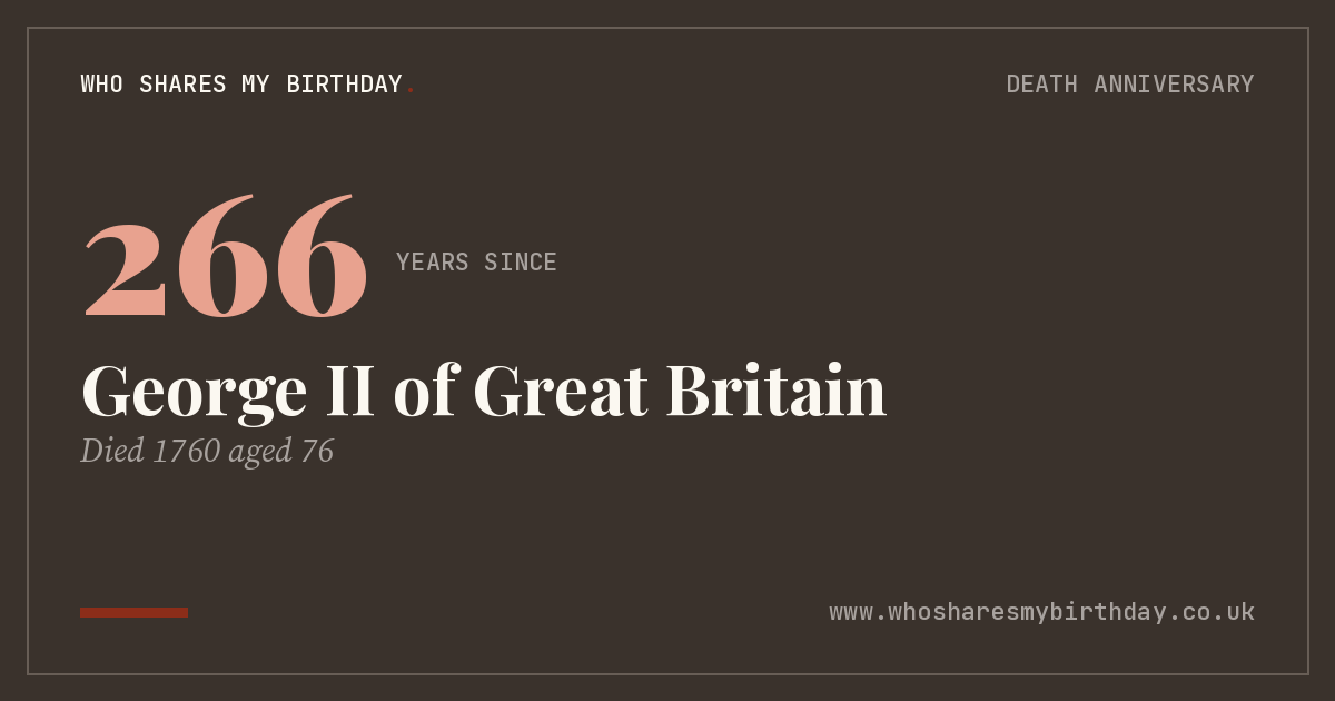 George II of Great Britain