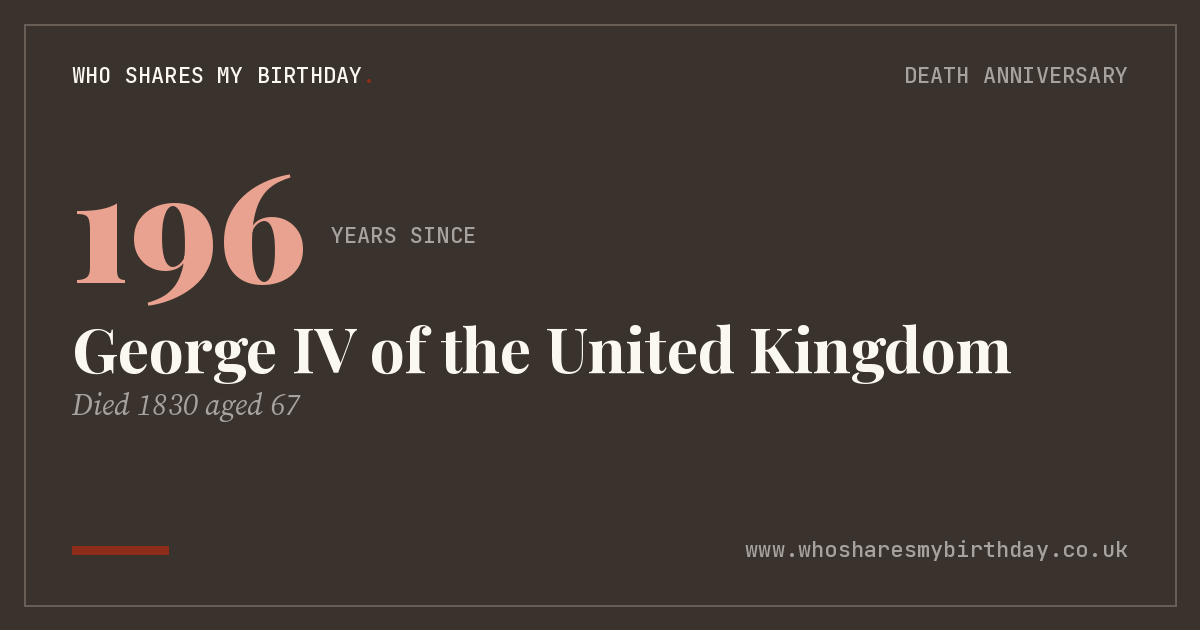 George IV of the United Kingdom