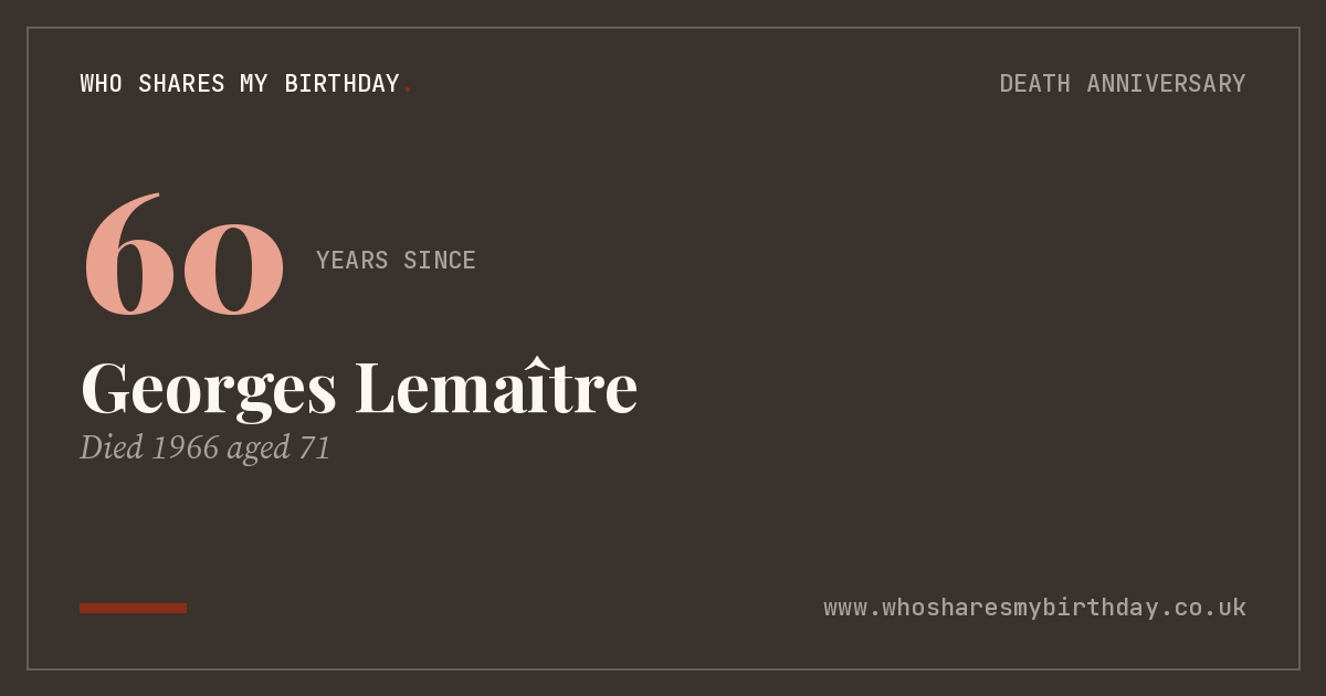 Georges Lemaître