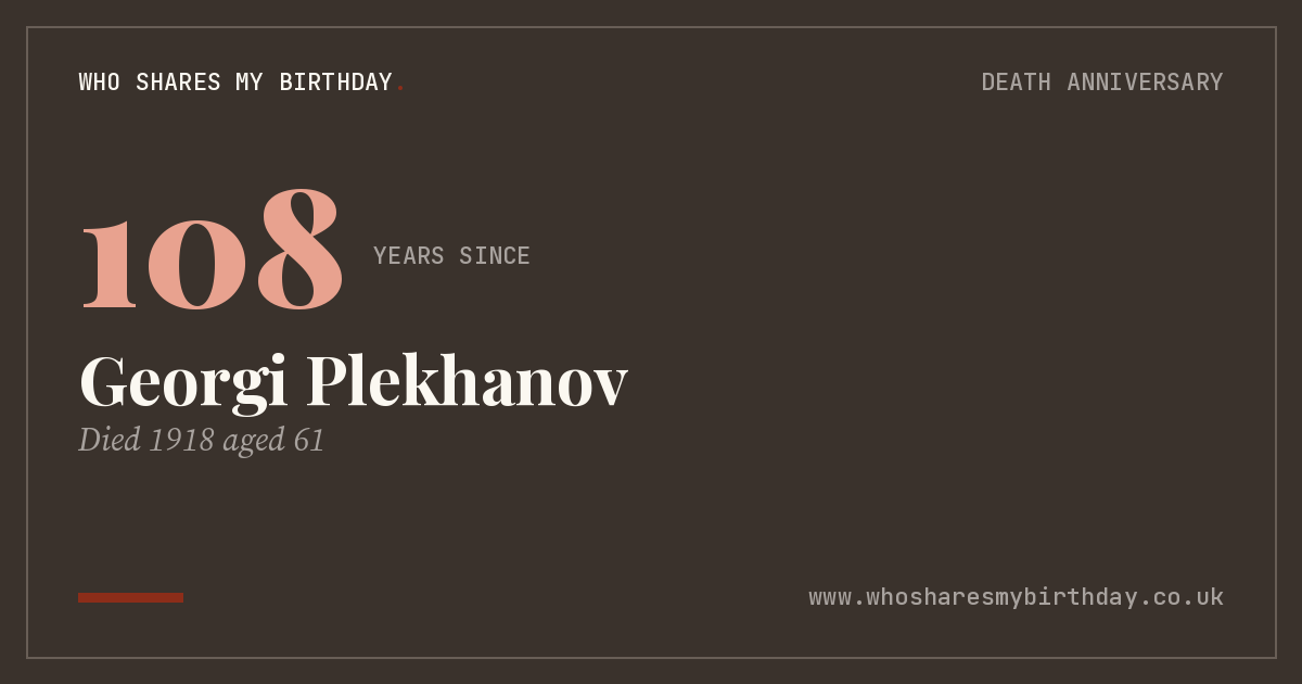 Georgi Plekhanov