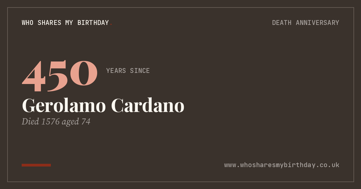Gerolamo Cardano