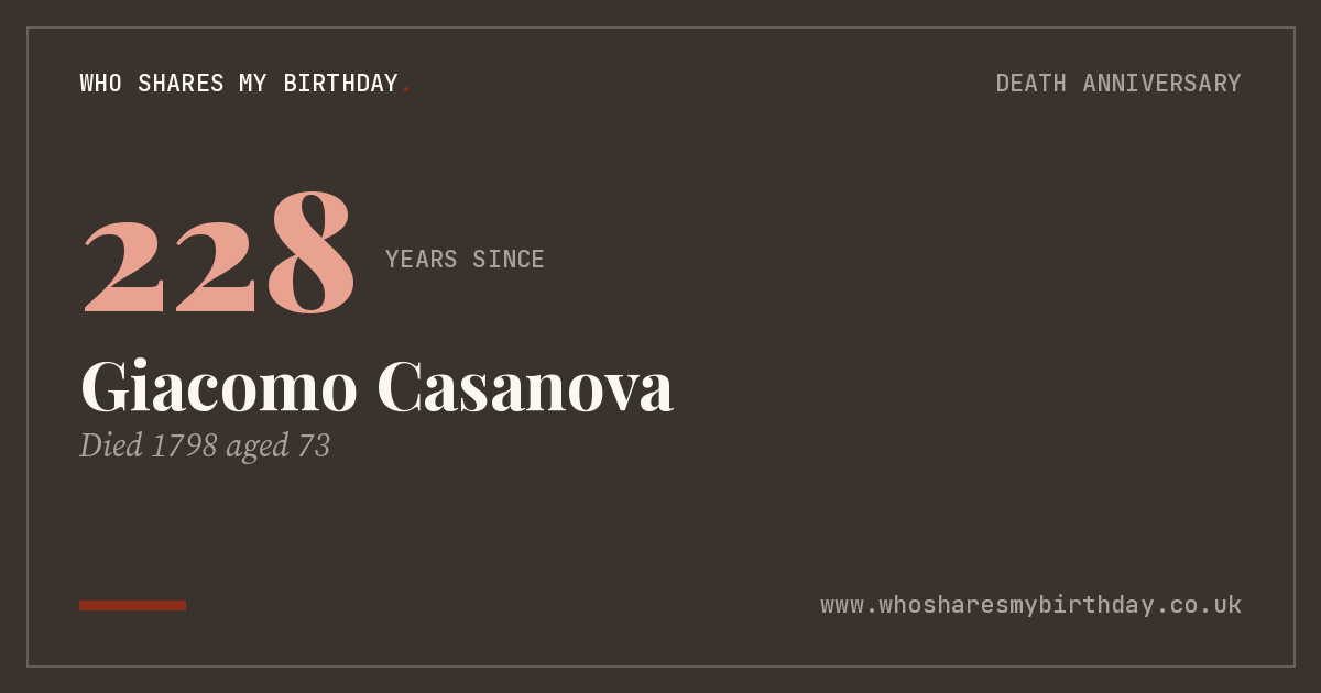 Giacomo Casanova