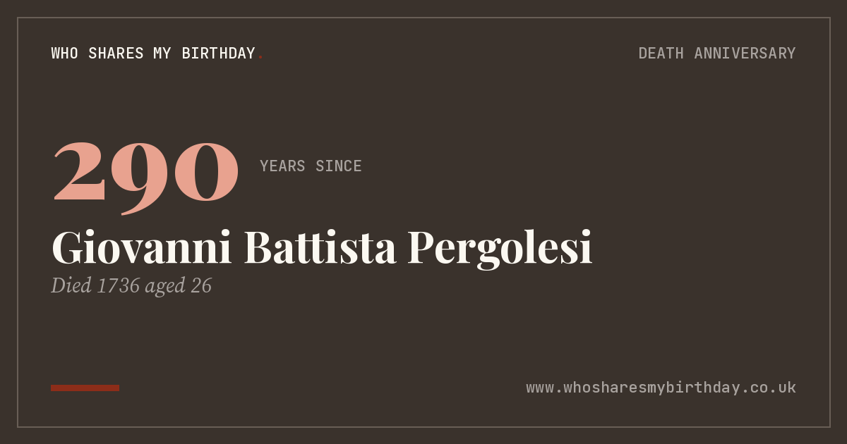 Giovanni Battista Pergolesi