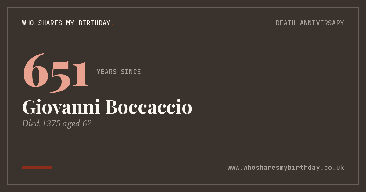 Giovanni Boccaccio
