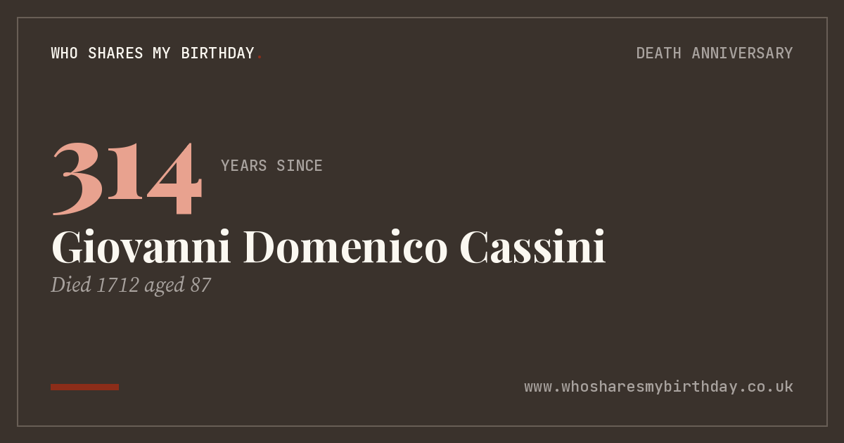 Giovanni Domenico Cassini