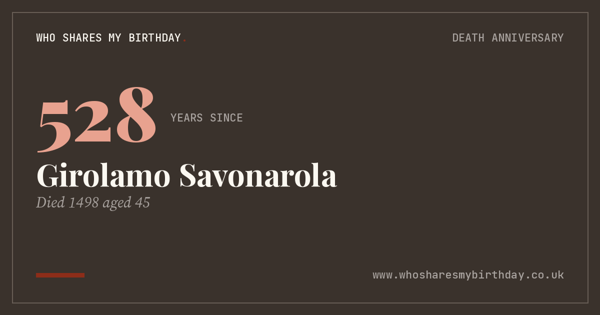 Girolamo Savonarola