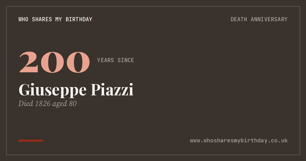 Giuseppe Piazzi