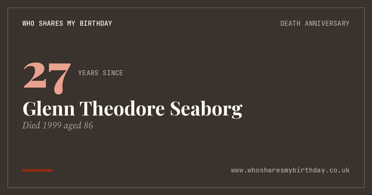 Glenn Theodore Seaborg