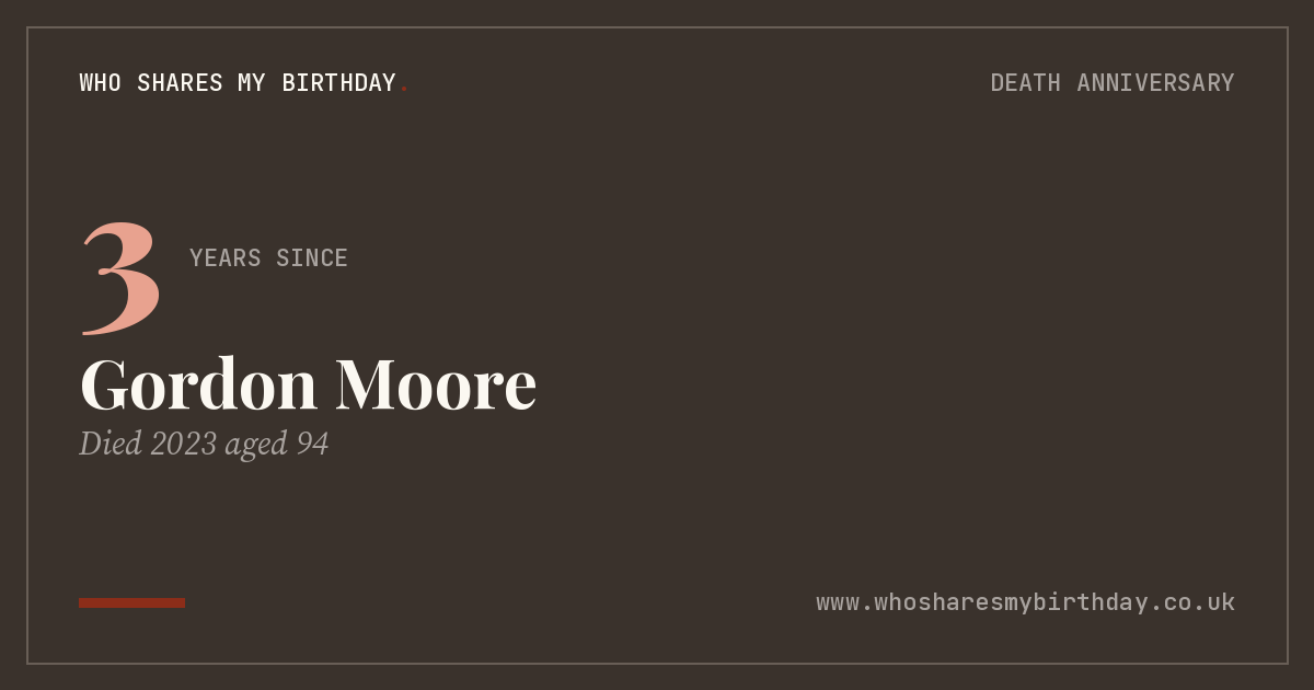 Gordon Moore
