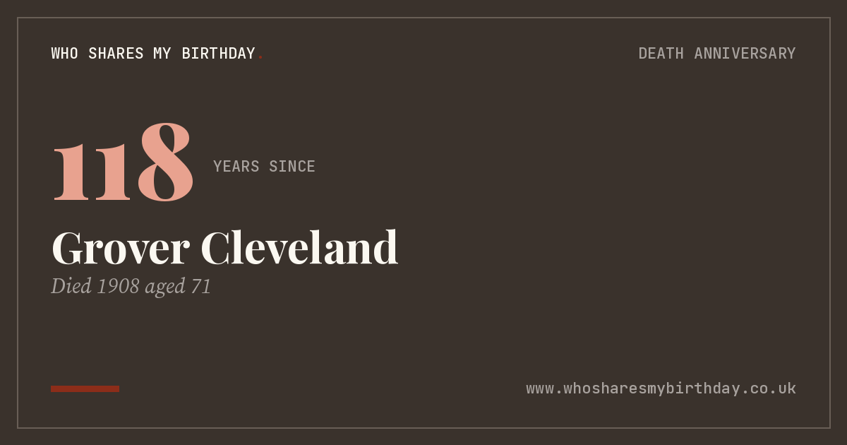 Grover Cleveland