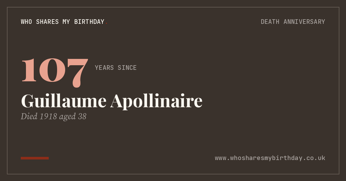 Guillaume Apollinaire
