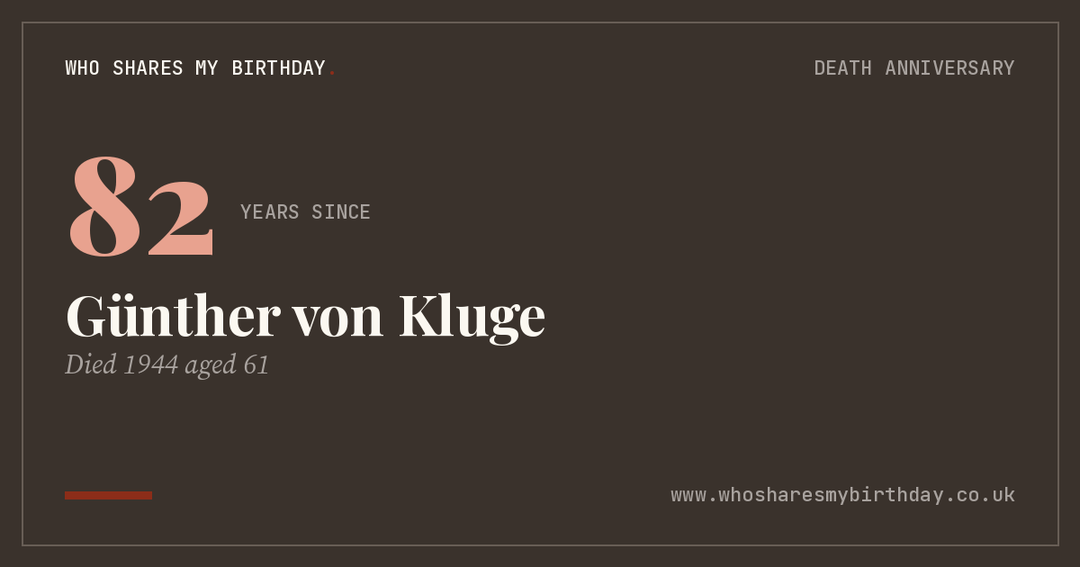 Günther von Kluge