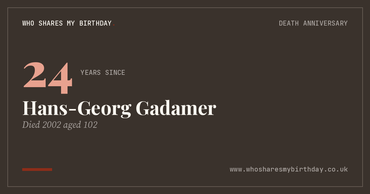 Hans-Georg Gadamer