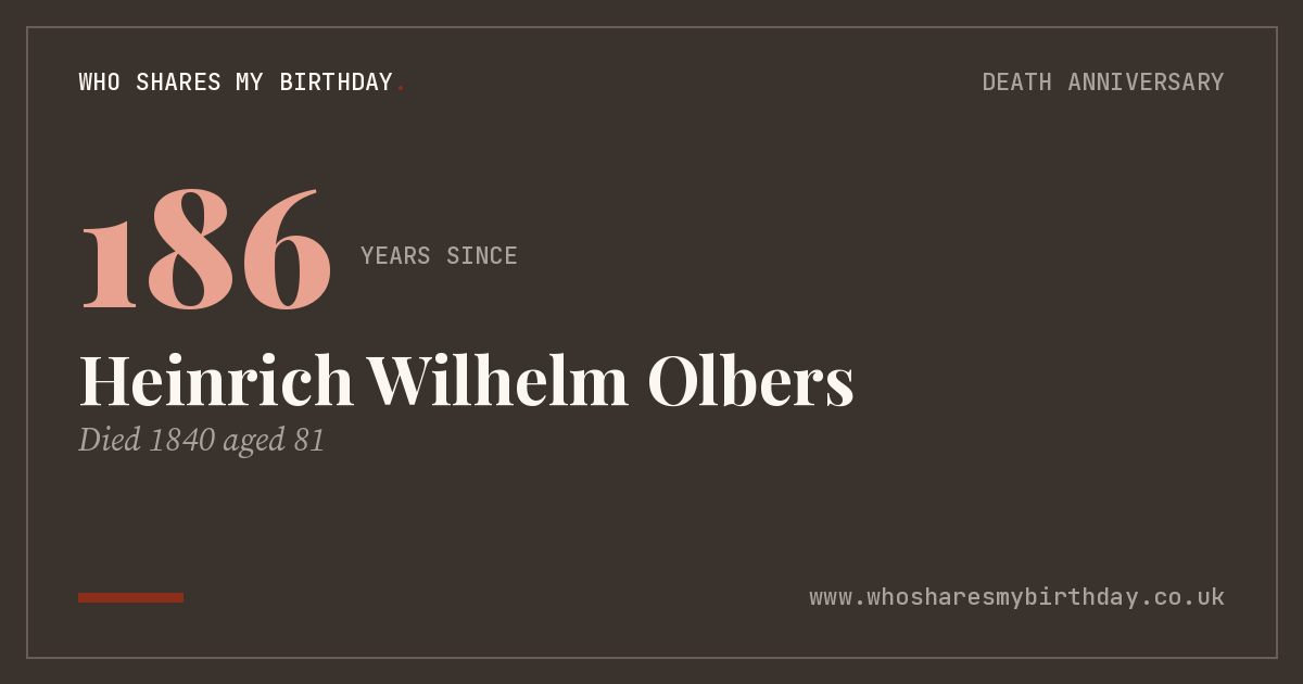 Heinrich Wilhelm Olbers