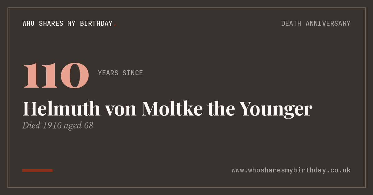 Helmuth von Moltke the Younger
