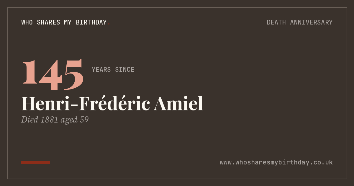 Henri-Frédéric Amiel