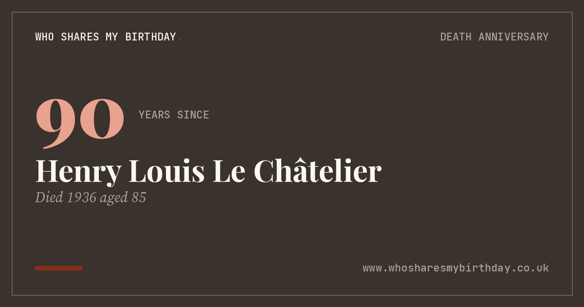 Henry Louis Le Châtelier