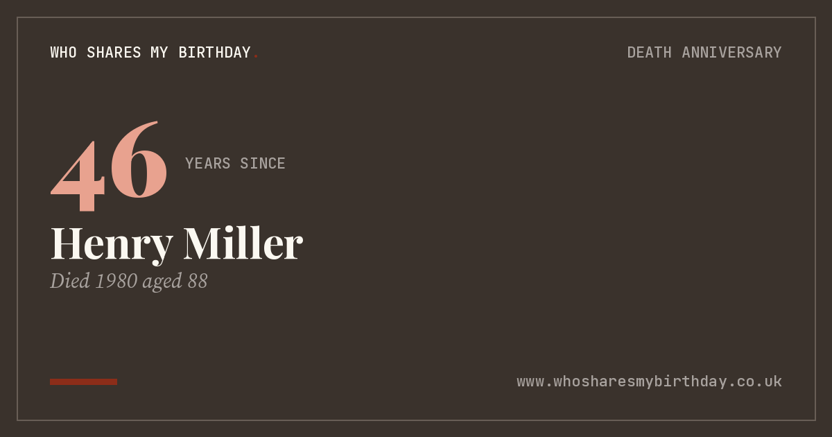 Henry Miller