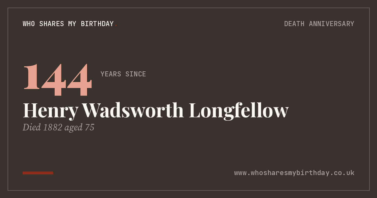 Henry Wadsworth Longfellow