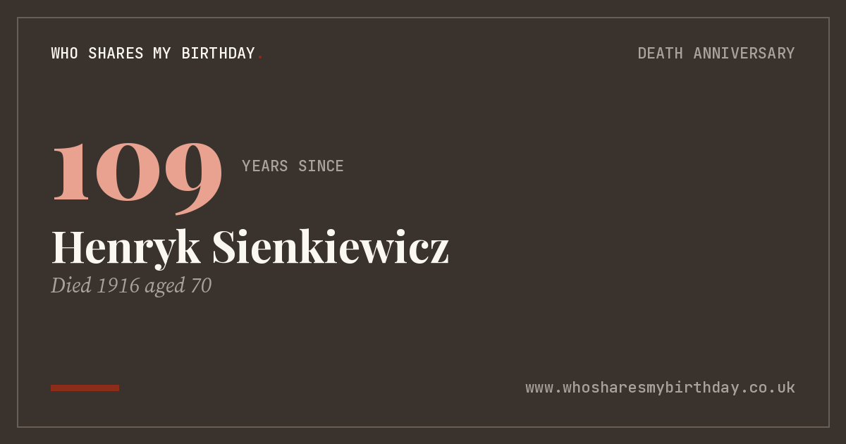 Henryk Sienkiewicz