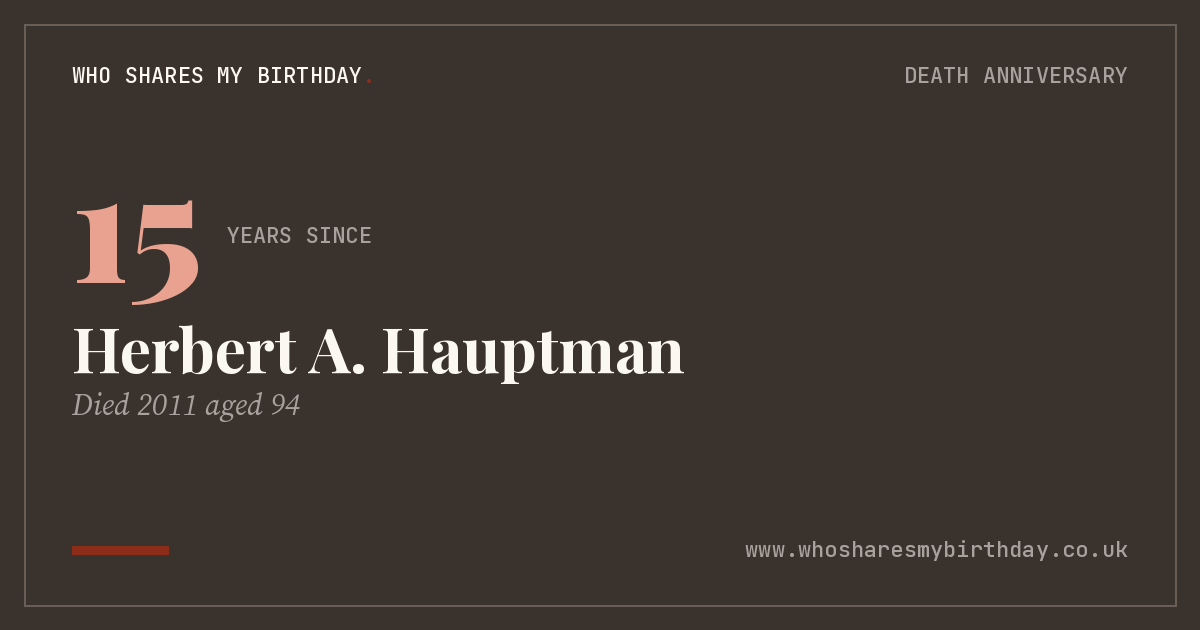 Herbert A. Hauptman