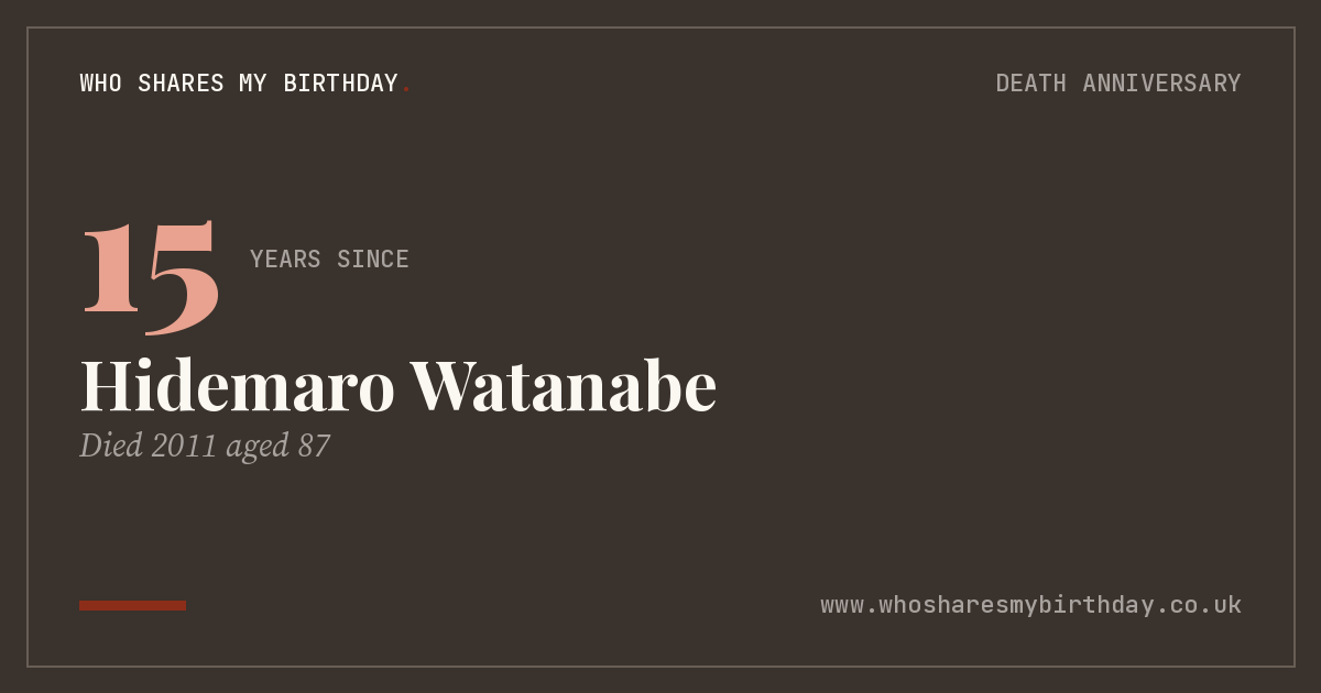 Hidemaro Watanabe