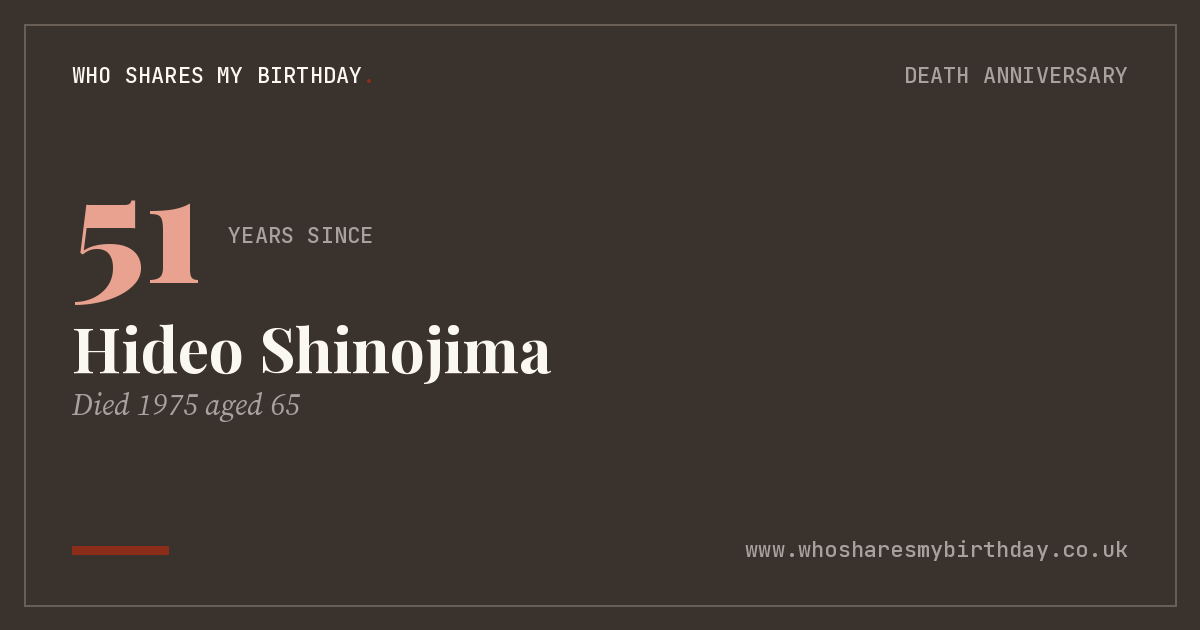 Hideo Shinojima