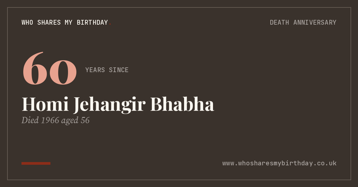 Homi Jehangir Bhabha