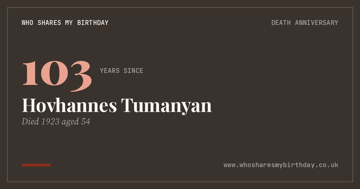 Hovhannes Tumanyan