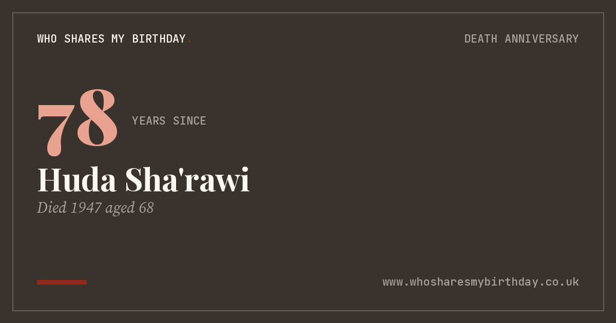 Huda Sha'rawi