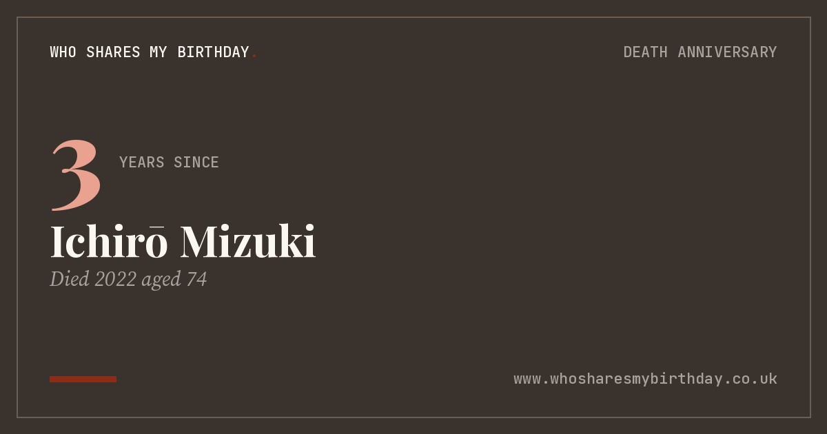Ichirō Mizuki