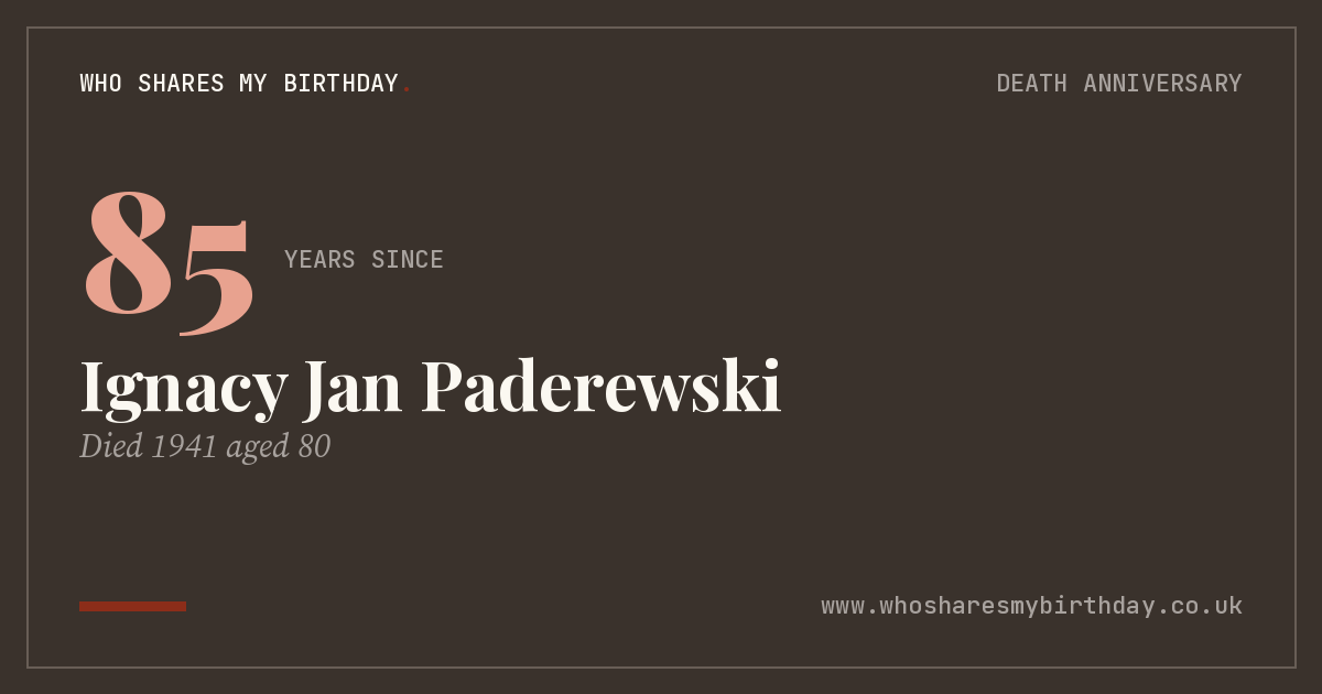Ignacy Jan Paderewski